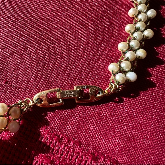 Pretty Pearl braid necklace by Napier - Picture 5 of 6